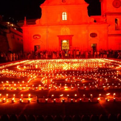 Praiano Cultura Italia Luminaria di San Domenico
